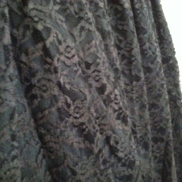 Vintage 70s-80s Lingerie Half Slip Skirt -M Scalloped Lace Layer Applique Nylon - Picture 11 of 11